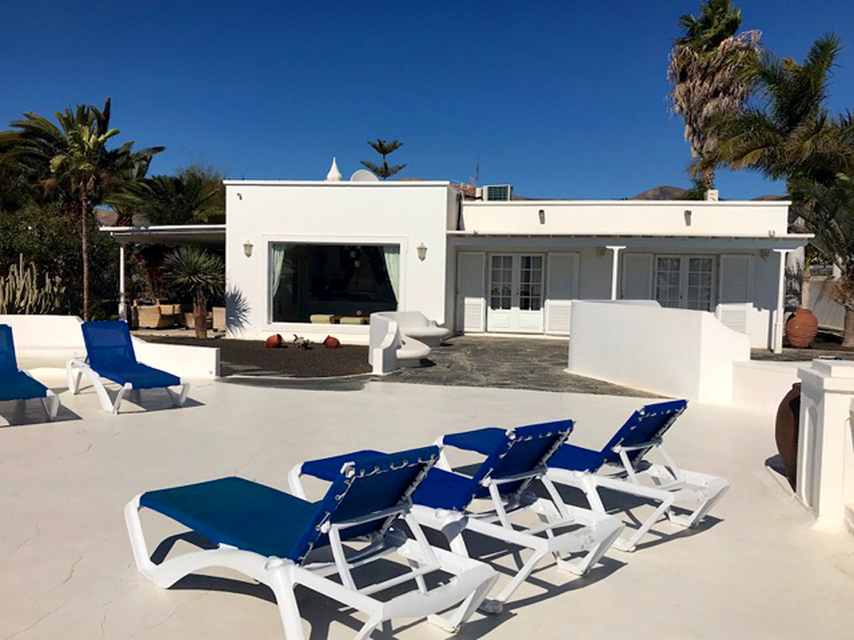 house and sun terrace