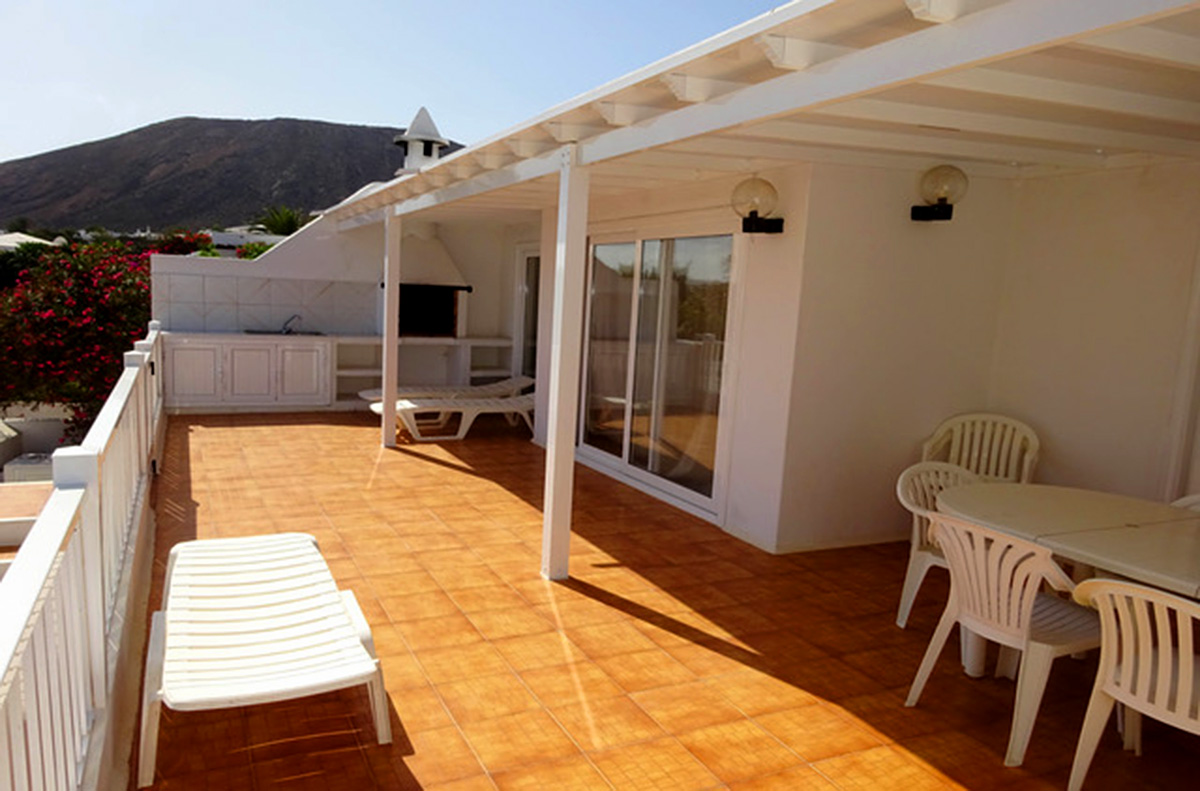 sun terrace and pergola